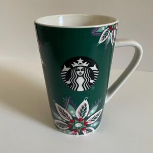 2020 Starbucks Floral Christmas Mug